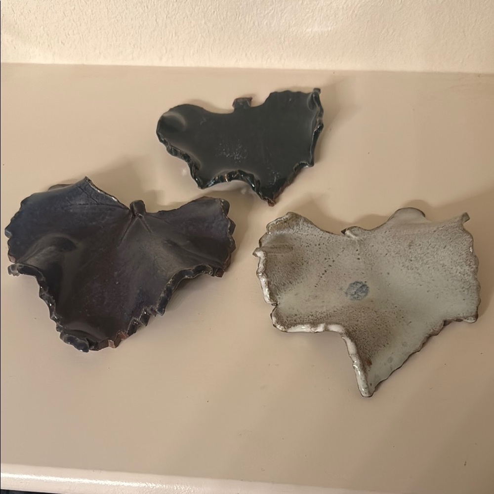 Organic Black and Gray Abstract Sculptures
